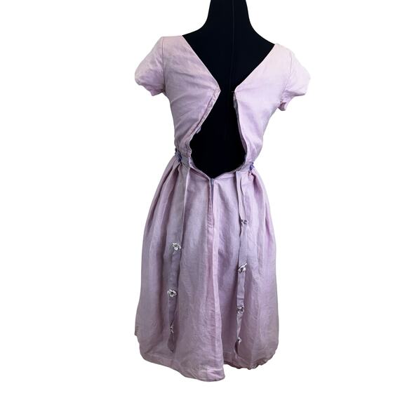 1950s Lavender Party Dress – Miss Betsy for Trask’s of Erie – Junior Size 5 - Picture 5 of 16